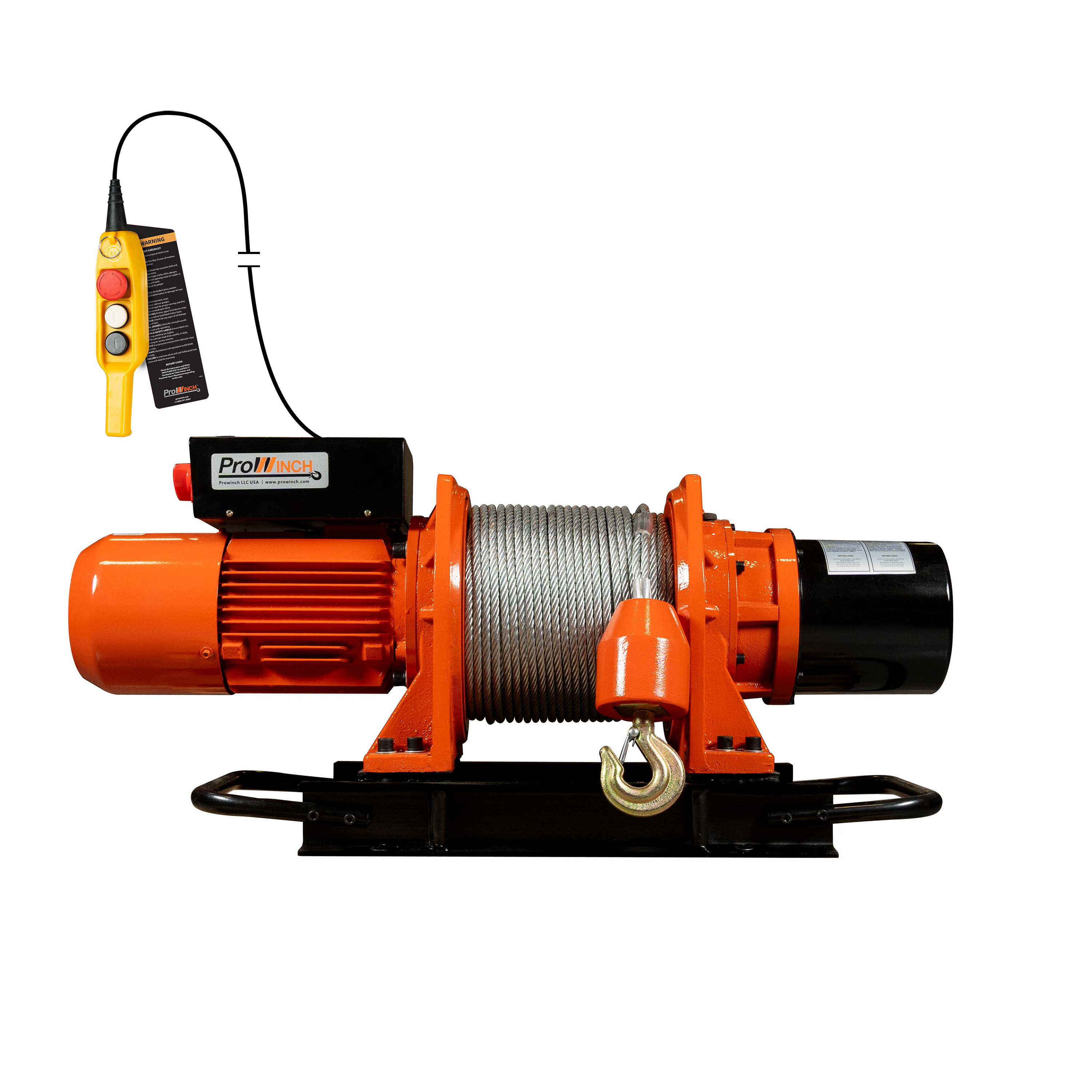 Prowinch 1 ton Industrial Electric Winch Dual Voltage 208~240V / 440~480V 3 Phase
