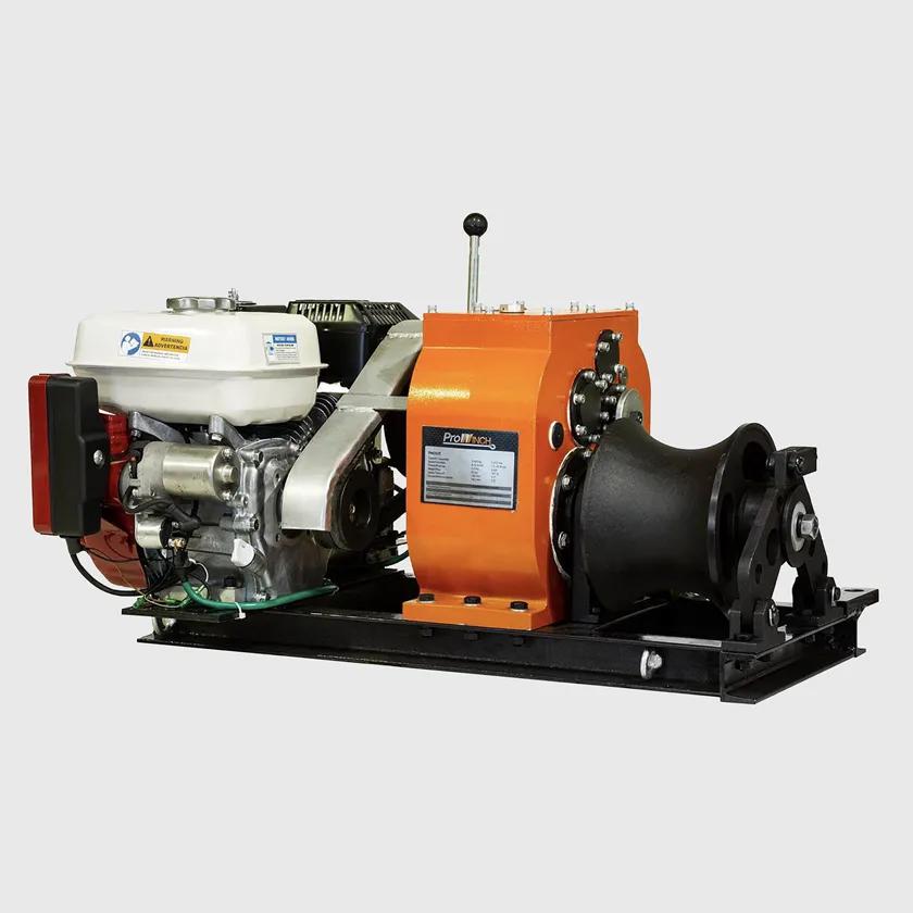 3 Ton Gas Capstan winch 6000 lbs with Honda® GX200 Electric Start