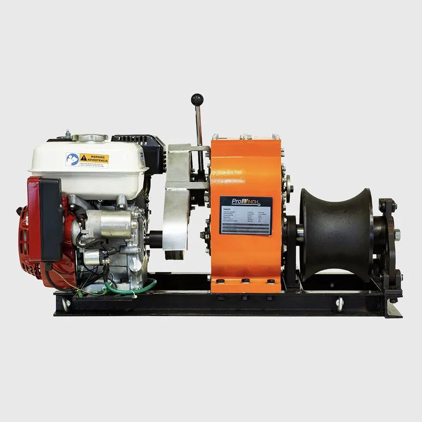 3 Ton Gas Capstan winch 6000 lbs with Honda® GX200 Electric Start