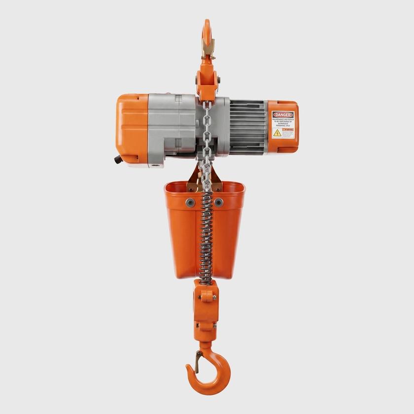 1 ton 2200 lb 110~120V 1 Speed Electric Chain Hoist 20 ft. G80