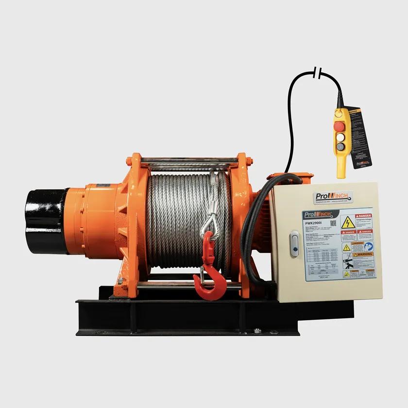 2 Speed 3 Ton Electric Chain Hoist Power Trolley, 30 Ft. G100 Chain, M4/H3