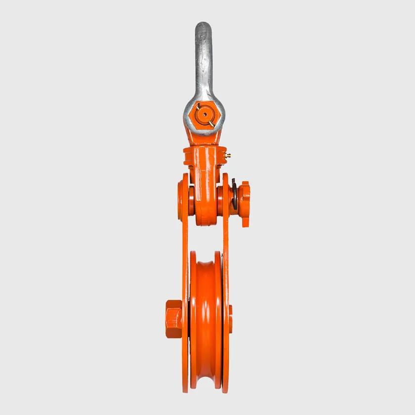 Snatch Block Swivel Clevis Shackle wire rope pulley 8 Ton