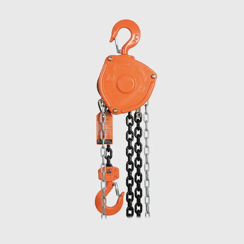 1100 lbs 0.5t 20 ft Manual Chain Hoist G80 Black Tempered Chain