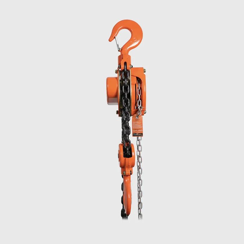 【ケンズスクラッチ】biggest-pipechain-brace B30 11000 lbs. 5 ton 30 ft Manual Chain Hoist G80 Black Tempered Chain
