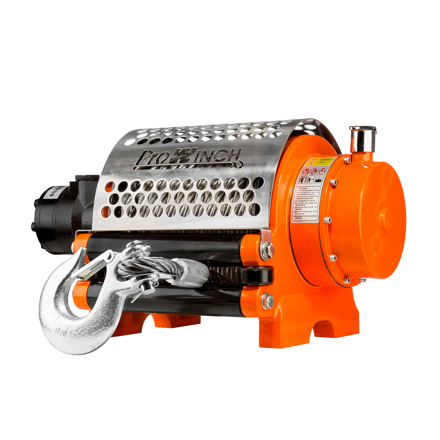 Prowinch 10 Ton Hydraulic Winch Incorporated Roller 20000 lbs. Light Duty 12V Wired/Wireless Control